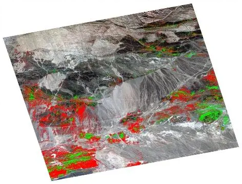 青海高光谱云母、绿泥石矿物分布图
