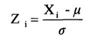 变量标准化算法