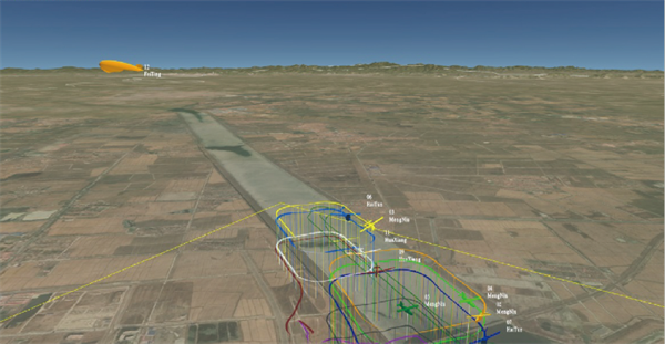 图 6 利用无人机倾斜摄影高清高动态遥感数据规划构建无人机低空公共航路