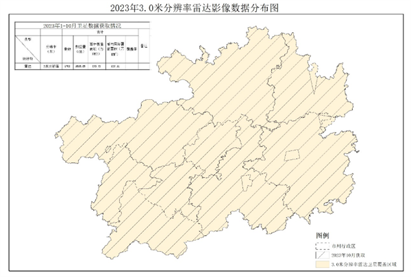 贵州省自然资源厅2023年1-10月遥感影像获取情况公告5